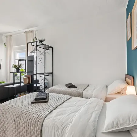 2 Schlafplaetze - Zentral, Ruhig, Wlan, Terrasse 아파트 보홀트