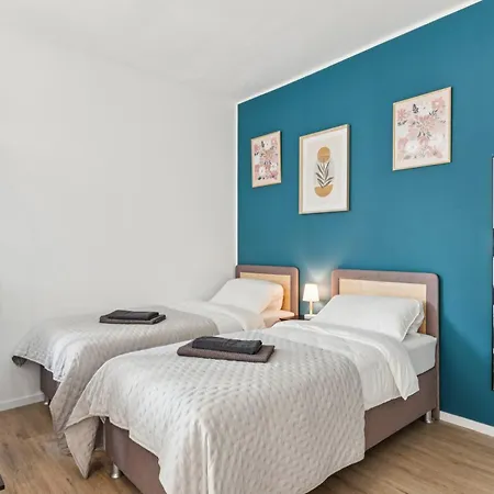 2 Schlafplaetze - Zentral, Ruhig, Wlan, Terrasse 보홀트